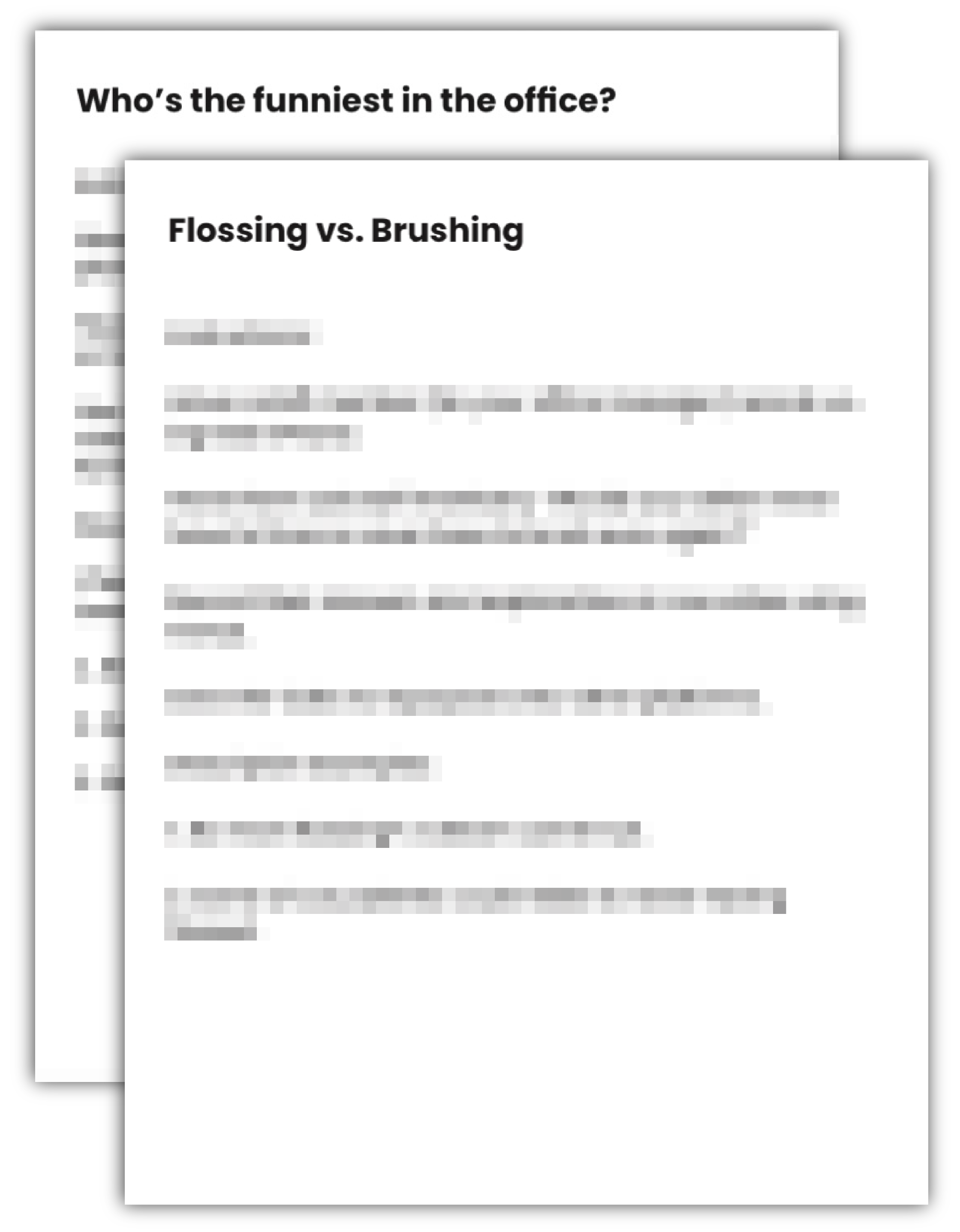 Dental Content Ideas